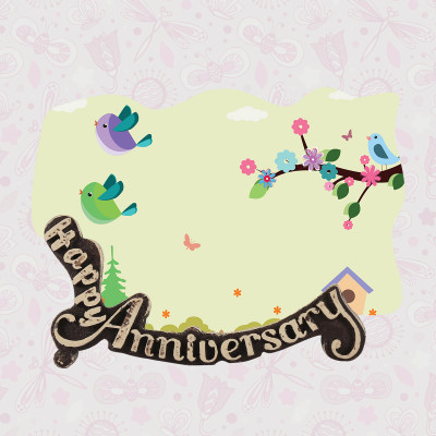 Happy Anniversary Photo Frame